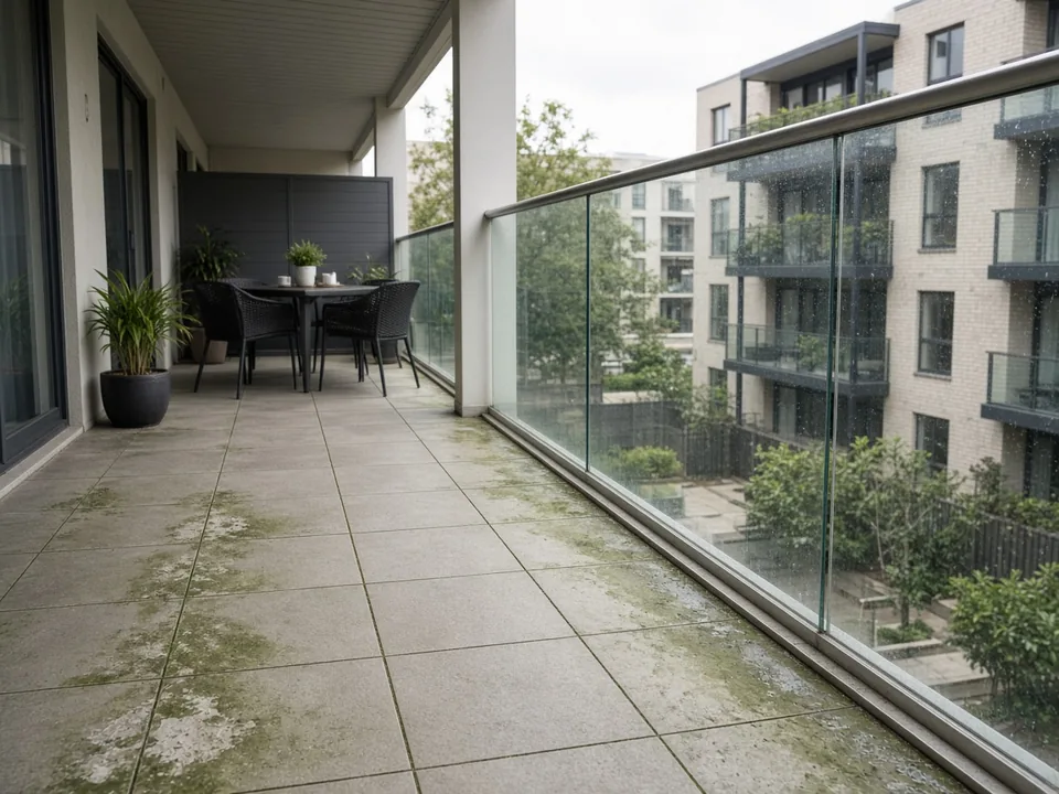 Illustrative image (not a Spotless job): Balcony and Alfresco Soft Wash Strategy