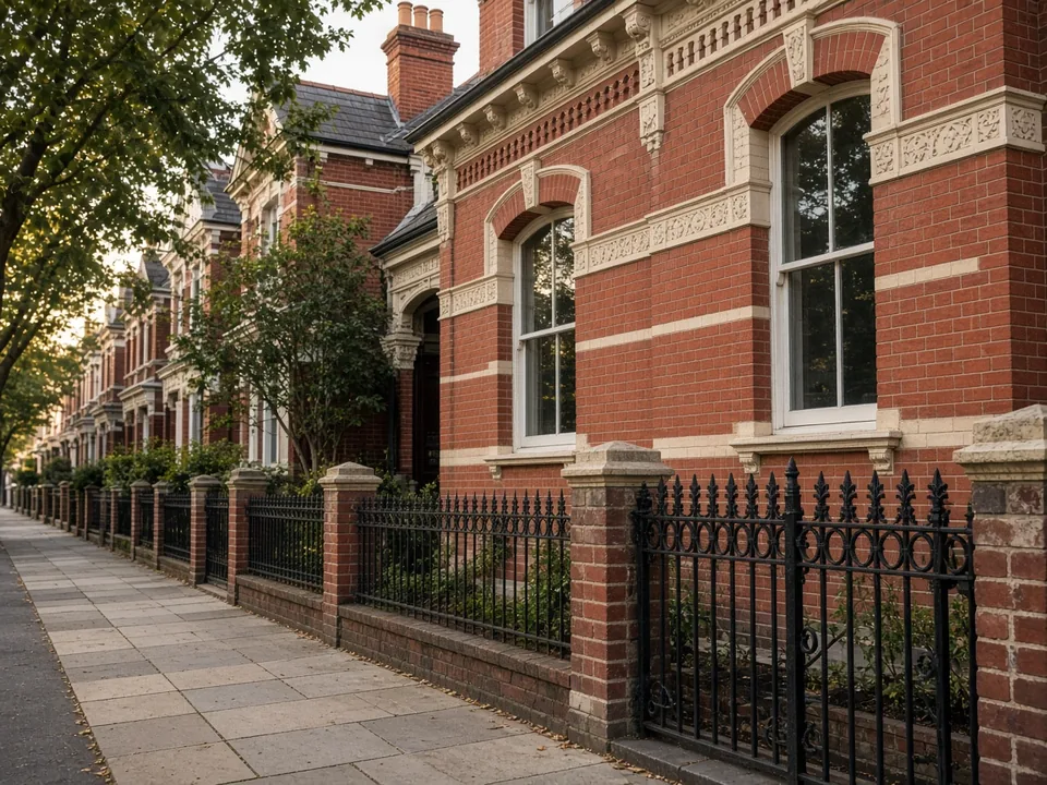 Illustrative image (not a Spotless job): Heritage Red Brick Cleaning in Inner Melbourne — Whats Safe, Whats Not