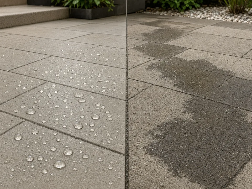 Illustrative image (not a Spotless job): Masonry Sealer Life Explained: When to Reapply After a Clean
