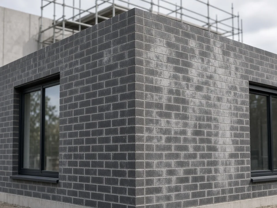 Illustrative image (not a Spotless job): New Build Brick Haze: The 7–10 Day Window for an Optimal Clean
