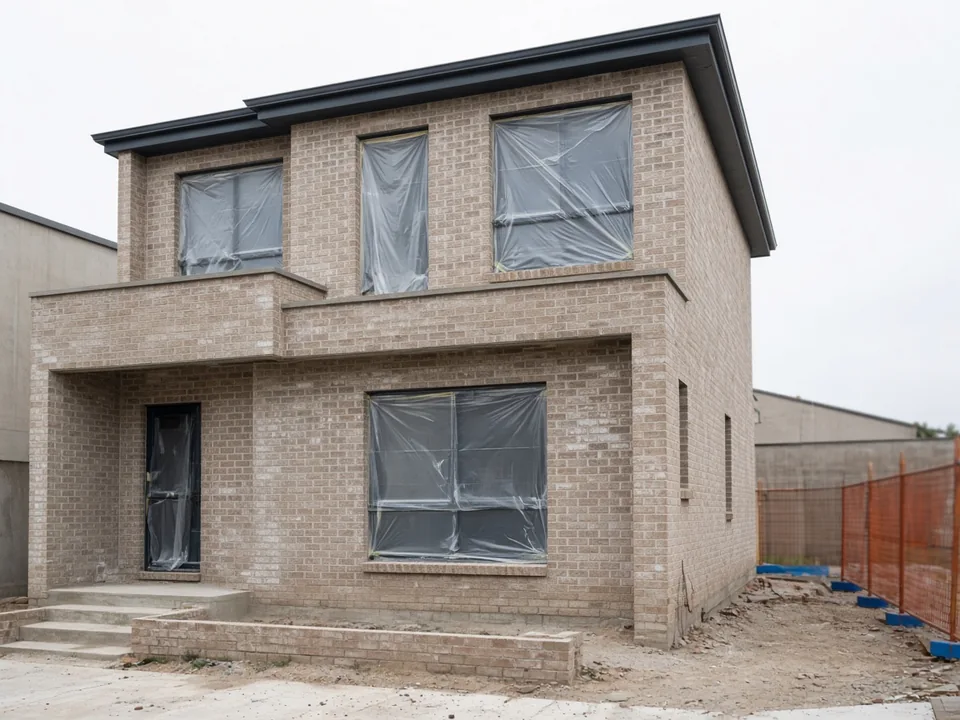 Illustrative image (not a Spotless job): Pre-Handover Builder Clean Checklist for New Melbourne Homes