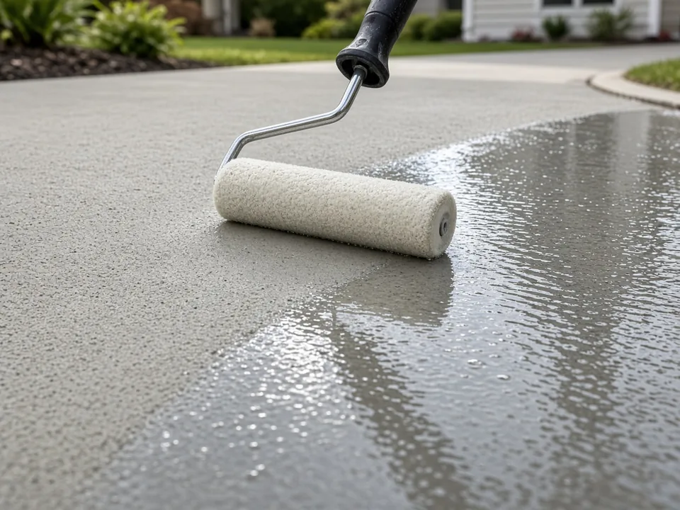 Illustrative image (not a Spotless job): Sealing Your Driveway After Pressure Cleaning — Pros, Cons, Costs