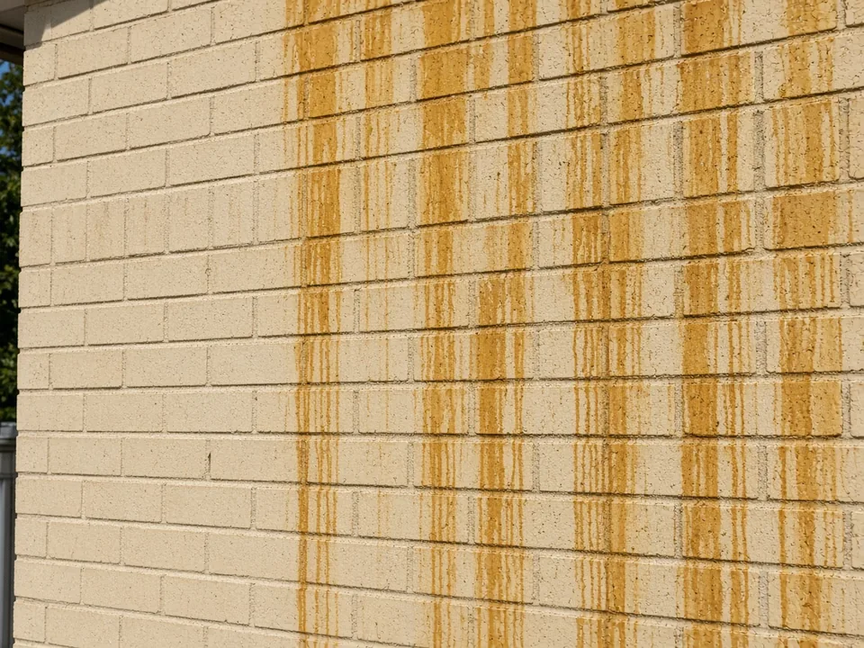 Illustrative image (not a Spotless job): Why Hydrochloric Acid Wash Is Not Always Right for Cream Brick