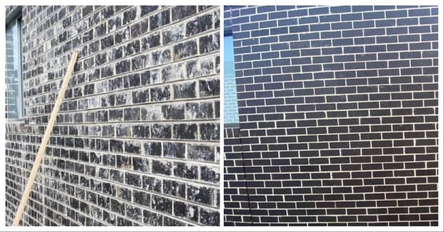 Melbourne Brick Acid Wash Wall cleaning